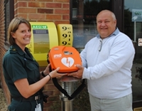 defibrillator from Harrow Wood